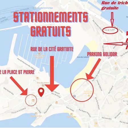 Appartement Saint Malo Vue Sur Mer Et Sur Intra Muros, Ferry, Plage Et Commerces A 50 M Bagian luar foto