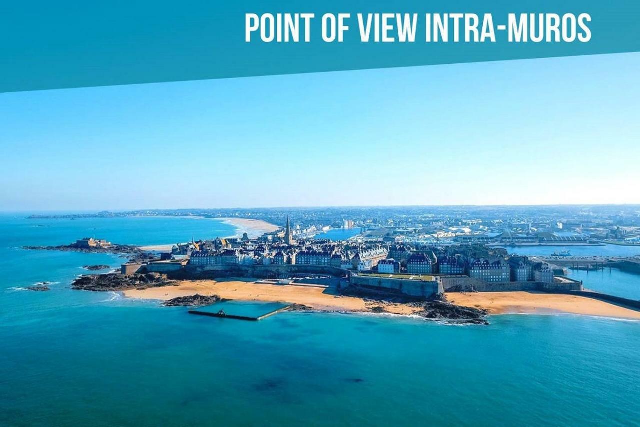 Appartement Saint Malo Vue Sur Mer Et Sur Intra Muros, Ferry, Plage Et Commerces A 50 M Bagian luar foto
